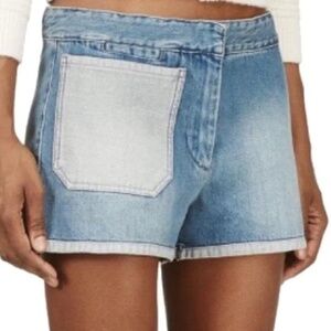 Acne Studios Sailor Patch Pocket Denim Shorts Sz 38
